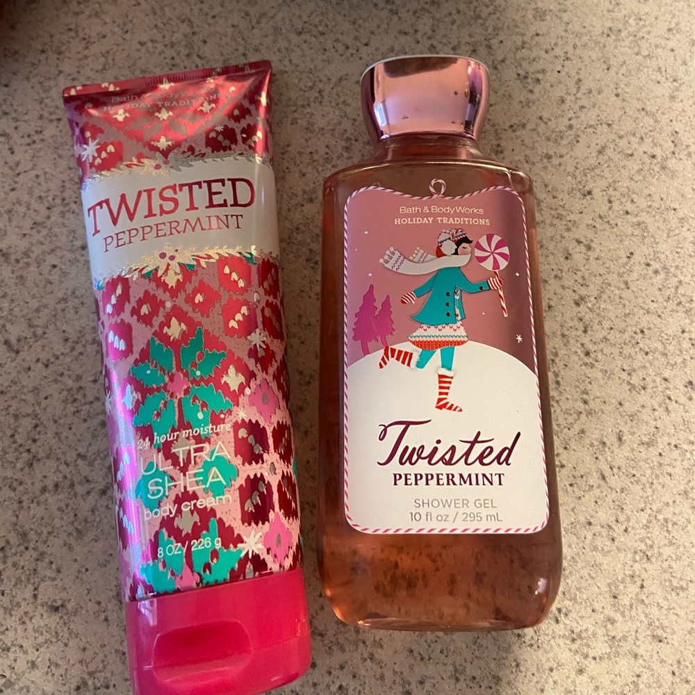 Brand New Bath & Body works twisted peppermint